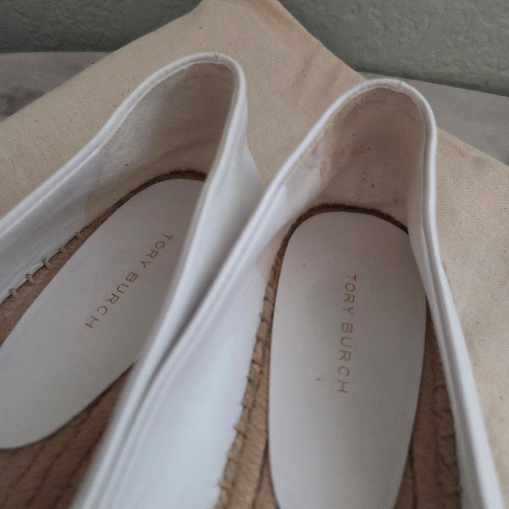 Tory Burch White Espadrille Flats - Picture 7 of 8